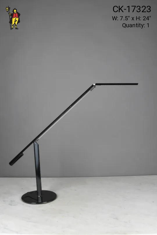 Black *LED* Adjustable Modern Desk Lamp