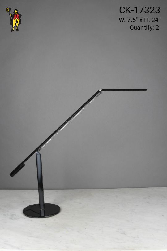 Black *LED* Adjustable Modern Desk Lamp