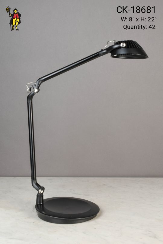 Black Adjustable LED Modern Desk Lamp