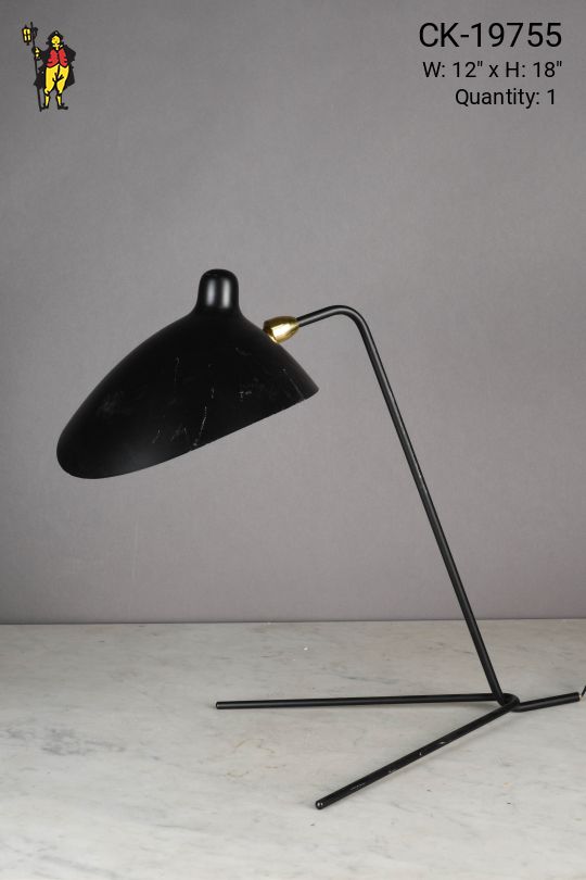 Black Mid Century Modern Desk Lamp