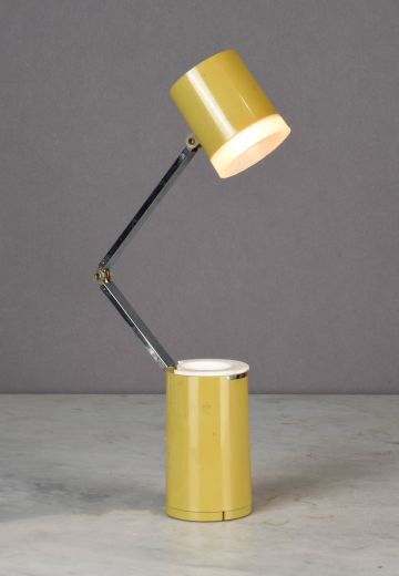 Off Green Small Mid Century Task Desk Lamp