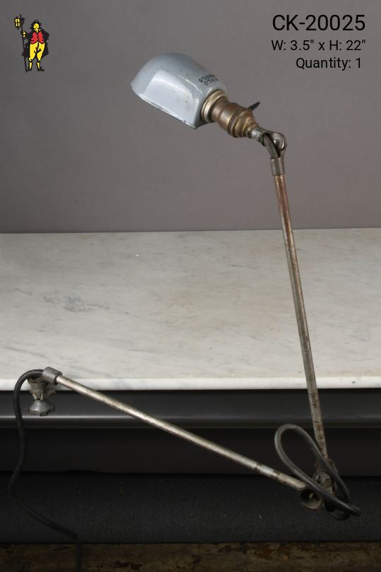Metal Vertically Clamped Adjustable Desk Lamp