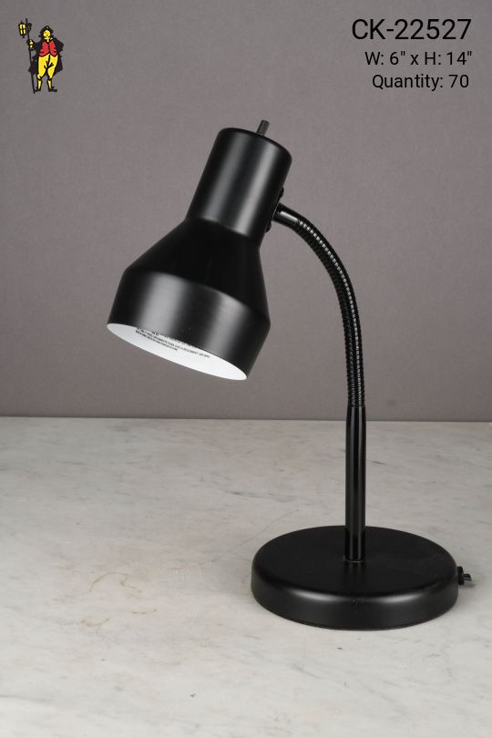 Black Gooseneck Desk Lamp