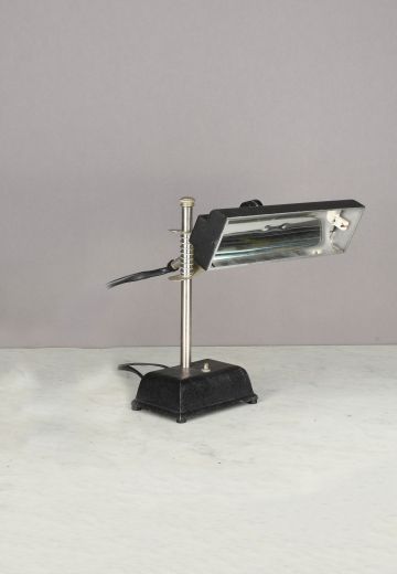 Black Adjustable Fluorescent Task Lamp