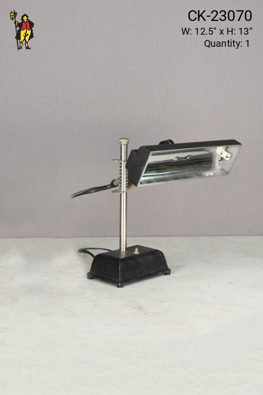 Black Adjustable Fluorescent Task Lamp