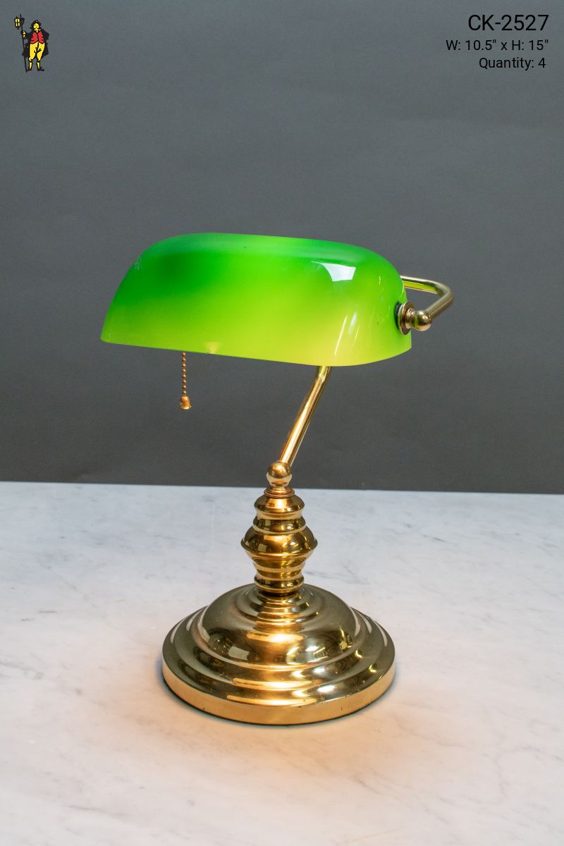 Brass library lamp cheap
