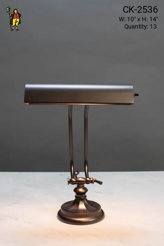 Adjustable Bronze Desk Lamp