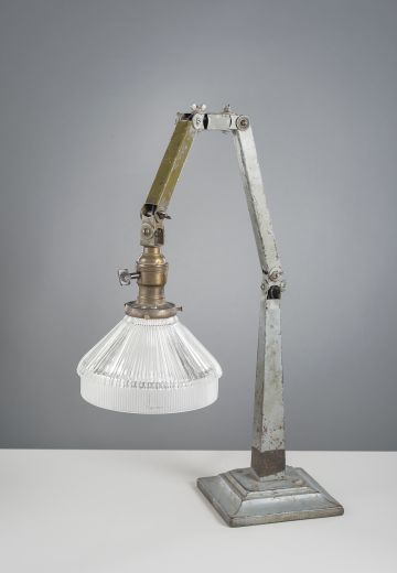 Distressed Steampunk Adjustable Desk Lamp