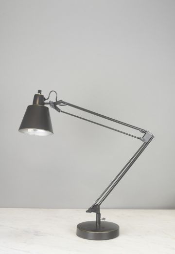 Adjustable Bronze Desk Lamp