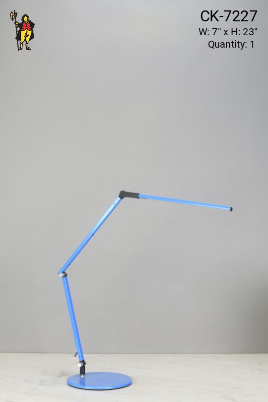 Blue Modern LED Adjustable Desk Lamp