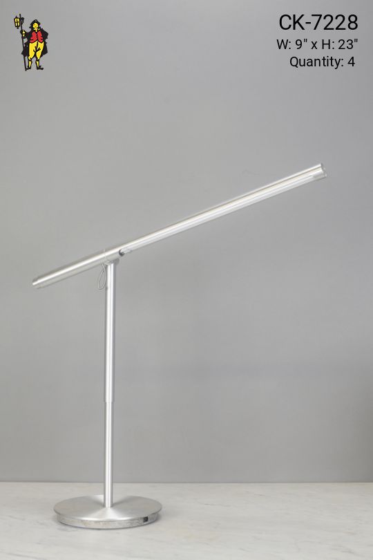 Silver Modern LED Desk Lamp