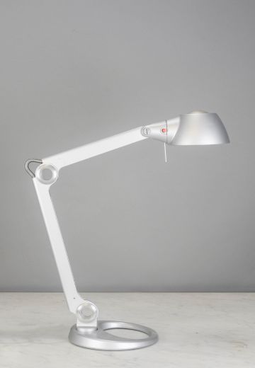 Post Modern Silver Table Lamp