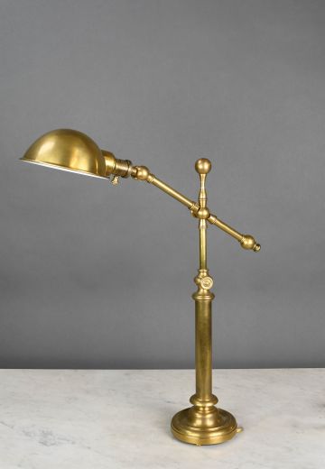 Adjustable Brass Task Lamp