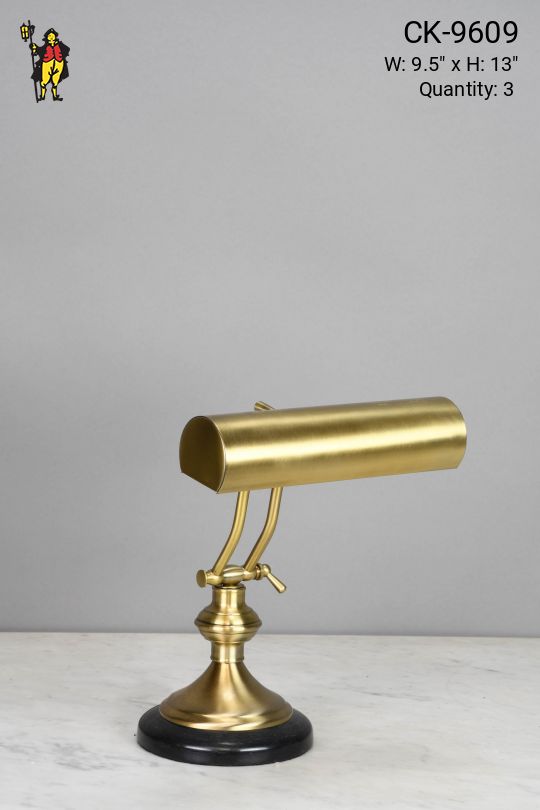 Adjustable Brass Desk Lamp