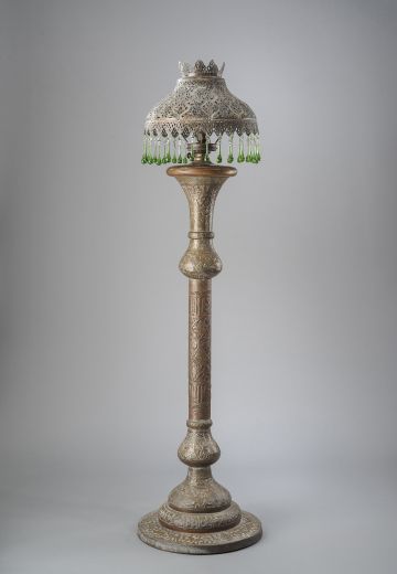 Moorish Floorlamp w/Crystal Prisms