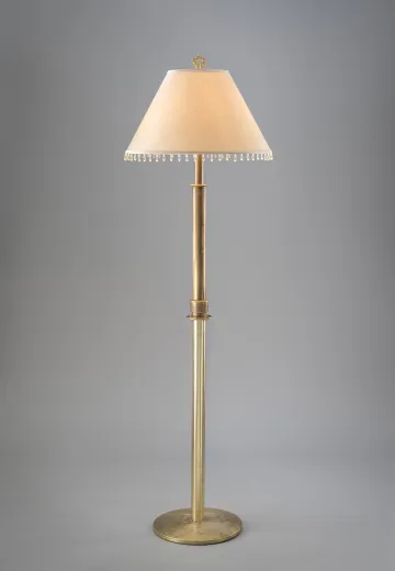 Traditional Brass Floorlamp w/Empire Shade
