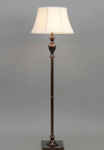 Bronze Floor Lamp w/Empire Shade
