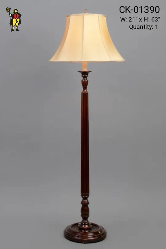 Wooden Traditional Floor Lamp