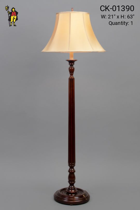 Wooden Traditional Floor Lamp
