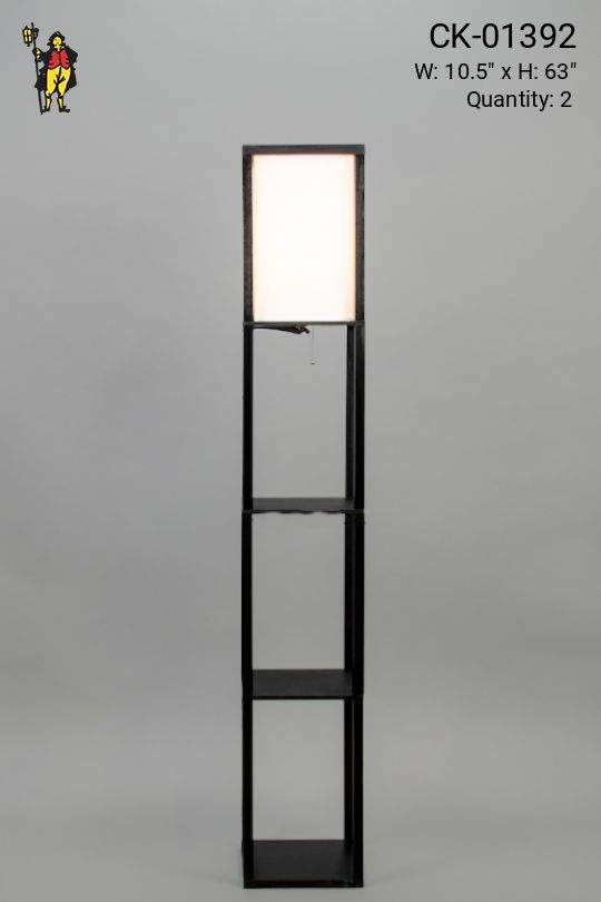 Contemporary Wooden Floor Lamp