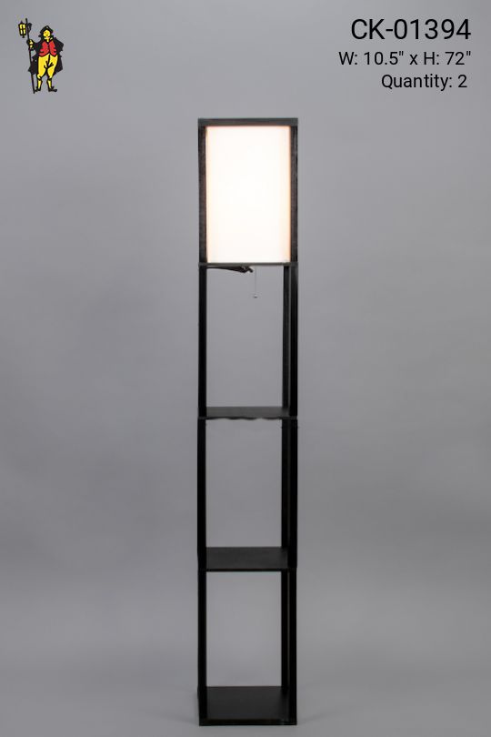 Contemporary Wooden Floor Lamp