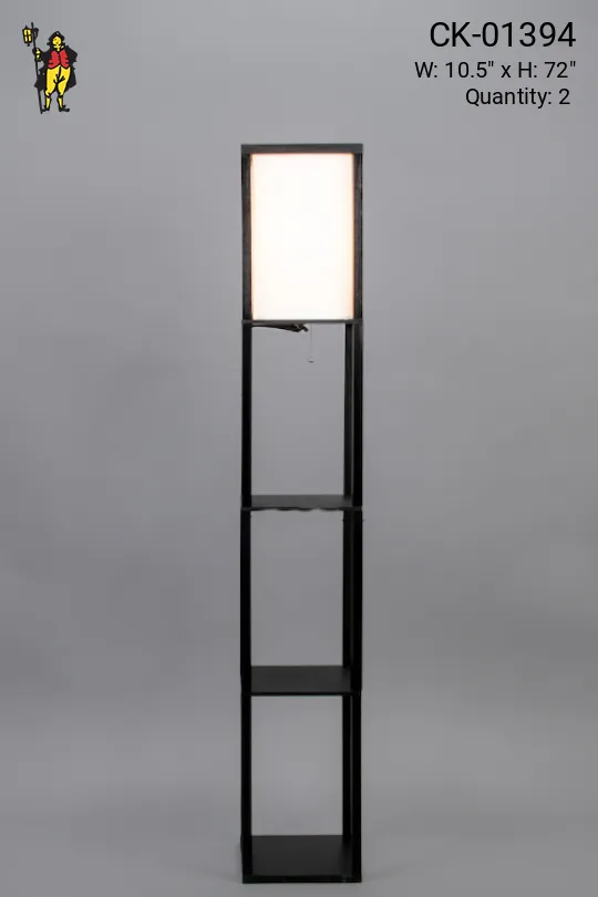 Contemporary Wooden Floor Lamp