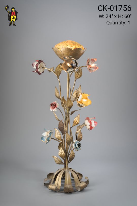 Unique Floral Floor Lamp