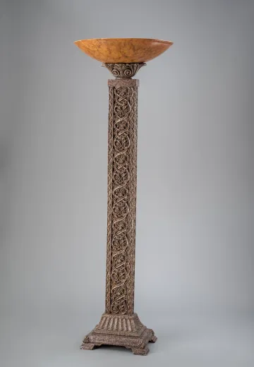 Bronze Gothic Torchere