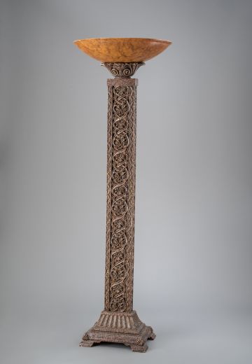 Bronze Gothic Torchere