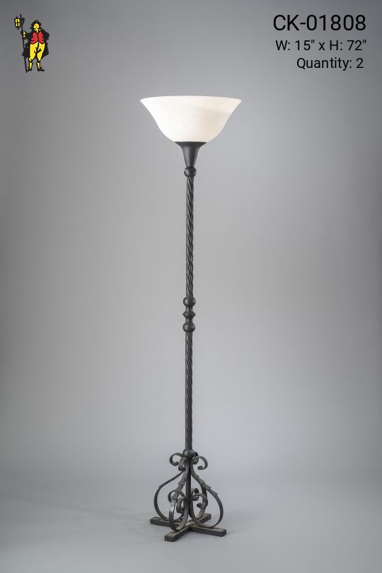 Gothic Iron Torchiere