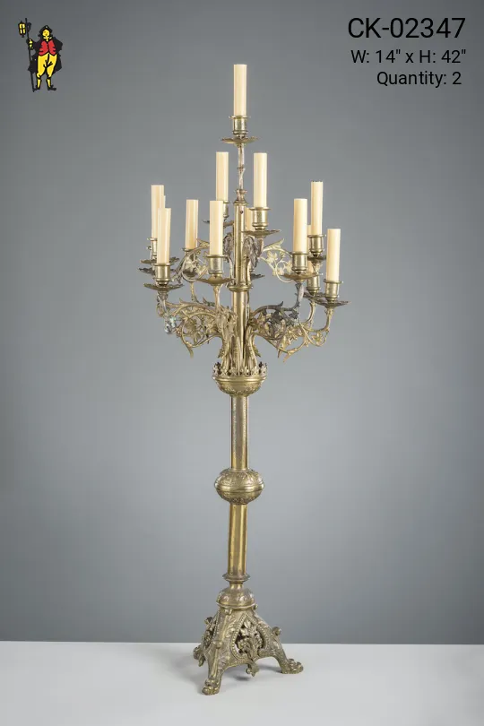 Fifteen Light Candelabra
