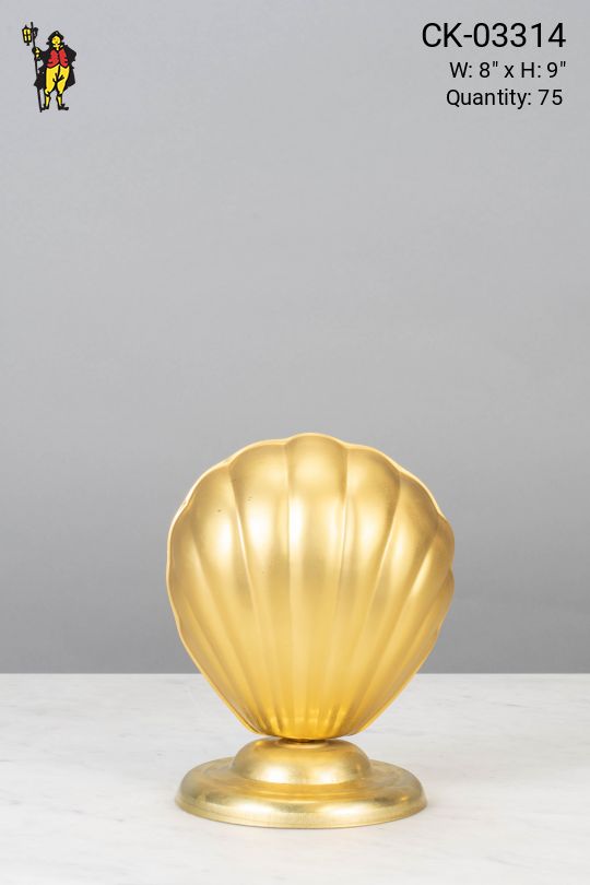 Brass Clamshell Stage Footlight