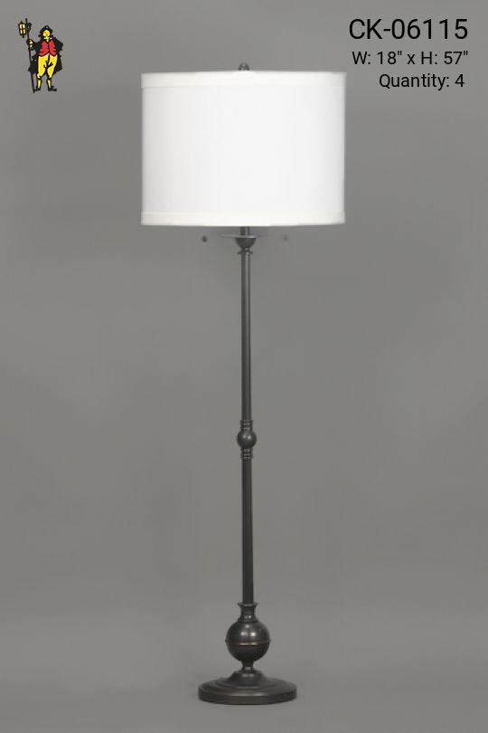 Black Traditional Floor Lamp
