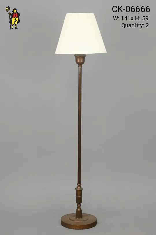 Bronze Single Light Floor Lamp