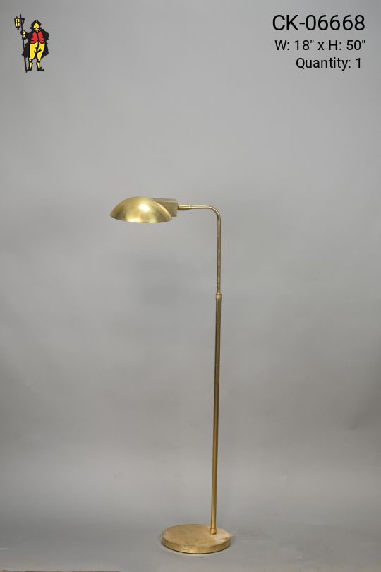 Standing Adjustable Brass Pharmacy Floor Lamp