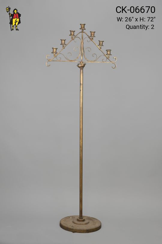 NonElectrified Standing Candelabra
