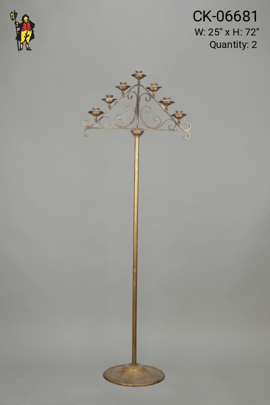 NonElectrified Standing Candelabra