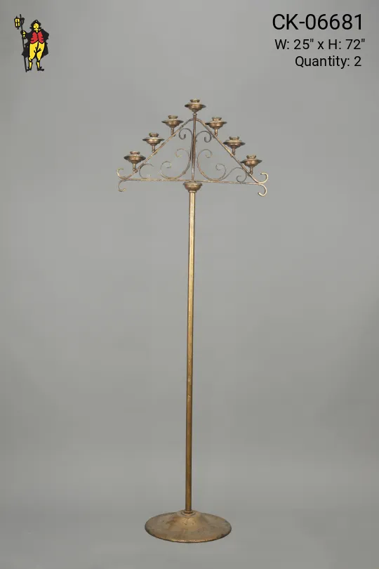 NonElectrified Standing Candelabra