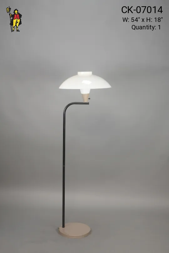 Mid Century Curved Arm Floor Lamp