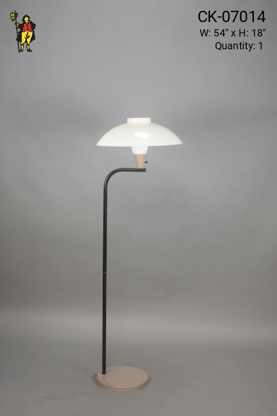 Mid Century Curved Arm Floor Lamp
