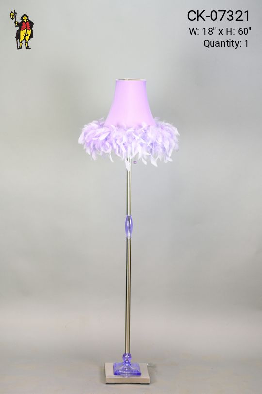 Pink & Purple Floor Lamp