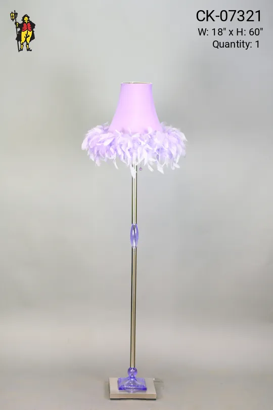 Pink & Purple Floor Lamp