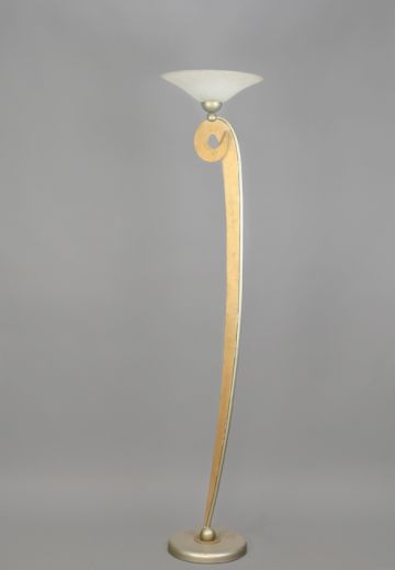 Post Modern Brass Floor Lamp