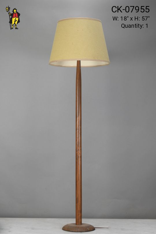 Danish Modern Wooden Floor Lamp