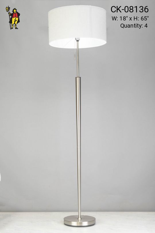 Modern Silver Floor Lamp