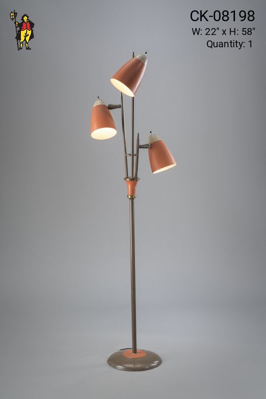 Seventies Three Bullet Reflector Floorlamp