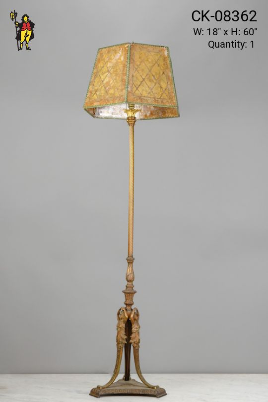 Gothic Three Leg Floor Lamp