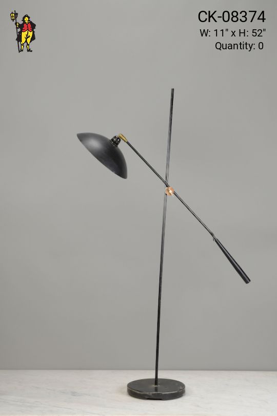 Mid Century Black Adjustable Floor Lamp