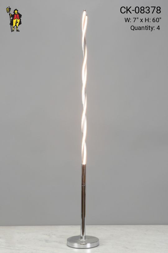 Contemporary Candy Cane *LED* Floor Lamp