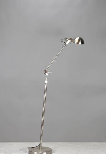 Adjustable Polished Nickel Floor Lamp